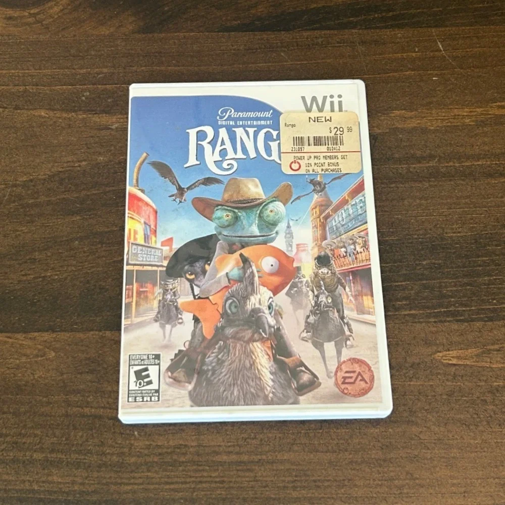 Rango Nintendo Wii Kids Family Video Game‎ Paramount Digital Action Adventure